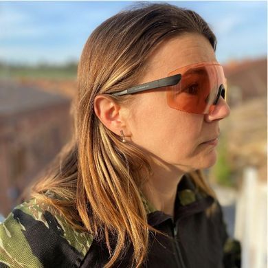 Окуляри балістичні Swiss Eye Defense Smoke, затемнена лінза фісована